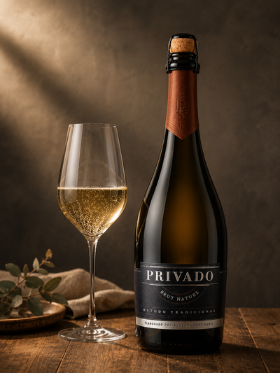 CAJA BODEGA JORGE RUBIO - LINEA PRIVADO ESPUMANTE BRUT NATURE