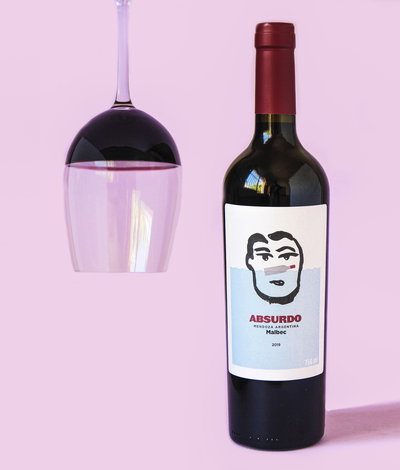 CAJA BODEGA ABSURDO - LINEA ABSURDO MALBEC