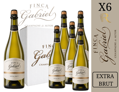 CAJA BODEGA JORGE RUBIO - LINEA FINCA GABRIEL ESPUMANTE EXTRA BRUT
