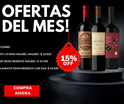 OFERTA DV CATENA M-M + LAMUCHI CAB. SAU. GRAN RESERVA + JORGE RUBIO BICENTENARIO MALBEC