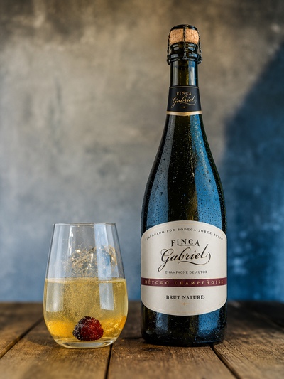 CAJA BODEGA JORGE RUBIO - LINEA FINCA GABRIEL ESPUMANTE BRUT NATURE