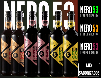COMBO FERNET NERO 53 MIX SABORIZADOS