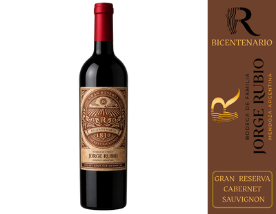 BODEGA JORGE RUBIO - LINEA GRAN RESERVA BICENTENARIO CABERNET SAUVIGNON ROBLE