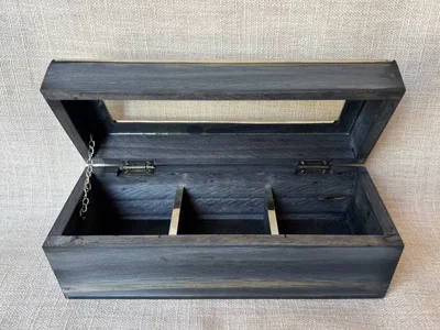 Caja de té (3 divisiones)
