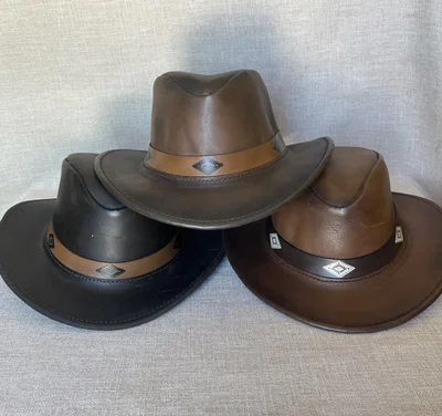 Sombreros de cuero