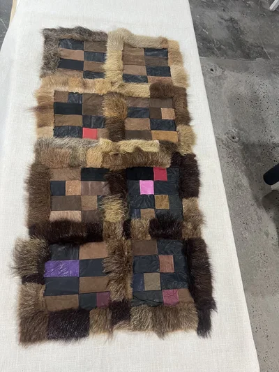 Alfombra de cuero