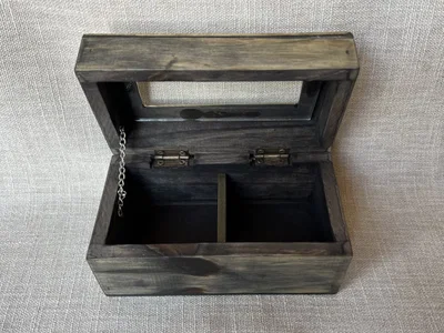 Caja de té (2 divisiones)