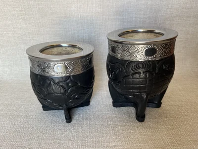 Mate Imperial cuero labrado