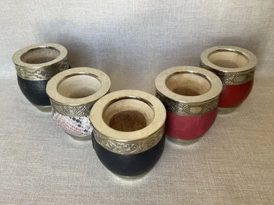 Mate imperial con base alpaca premium