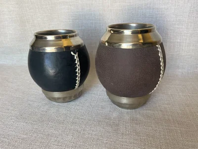 Mate uruguayo de calabaza con alpaca premium