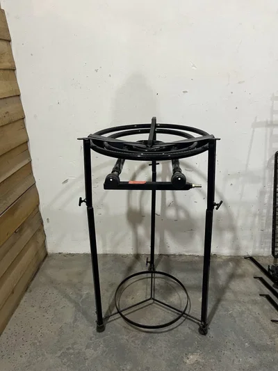 Mechero triple patas altas