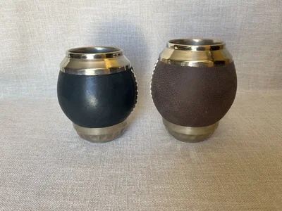 Mate uruguayo de calabaza con alpaca premium