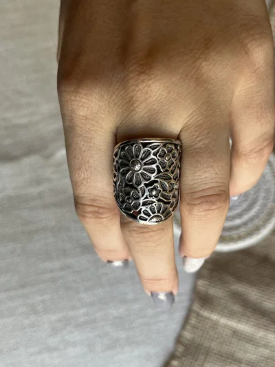 Anillo flores Bali