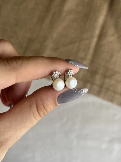 Aros perla reina