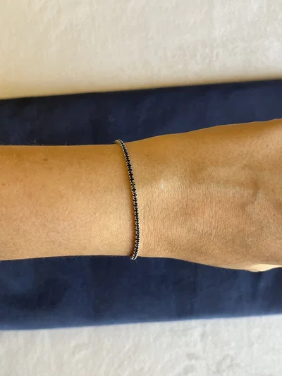 Pulsera cubic negros