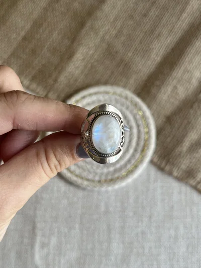 Anillo Importante Piedra de la Luna