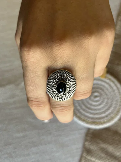 Anillo Importante Ónix