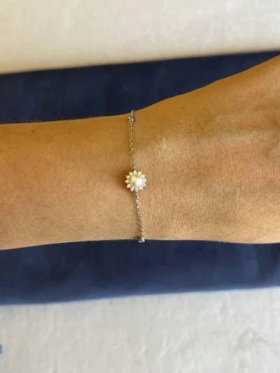 Pulsera flor de perlita