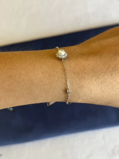 Pulsera flor de perlita