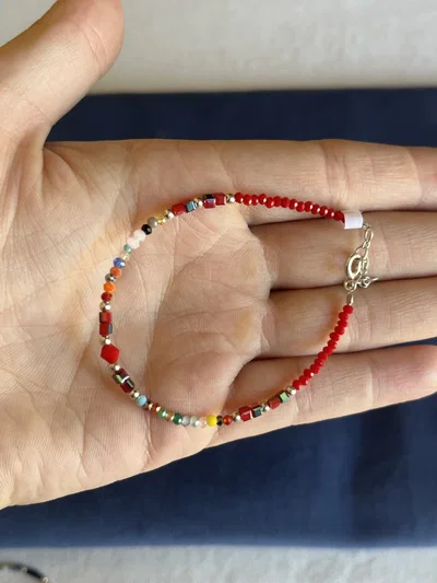 Pulsera de cristalitos arcoiris