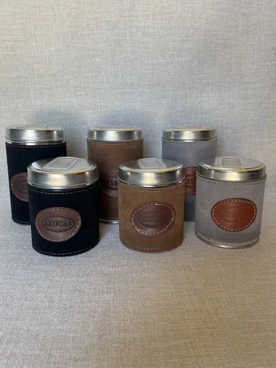 Juego de latas materas