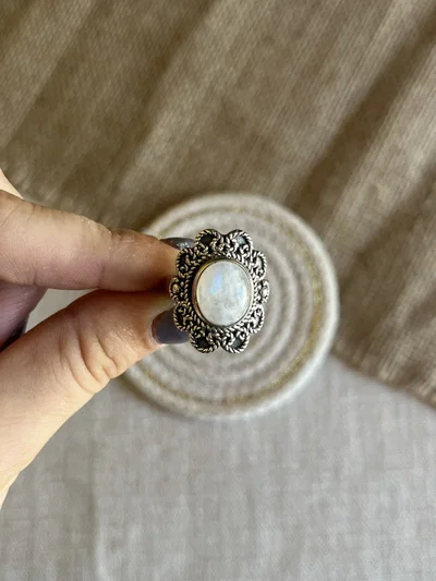 Anillo Importante Piedra de la Luna