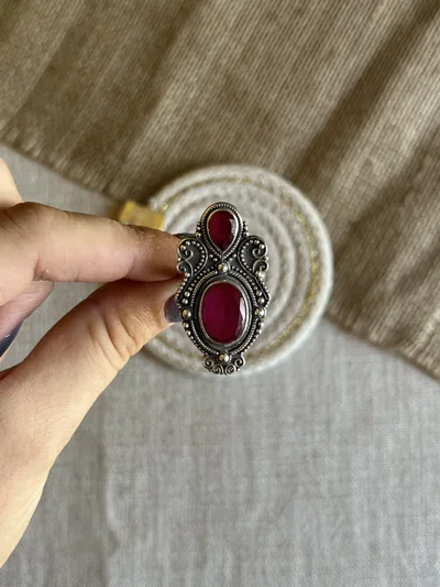 Anillo Importante Rubí