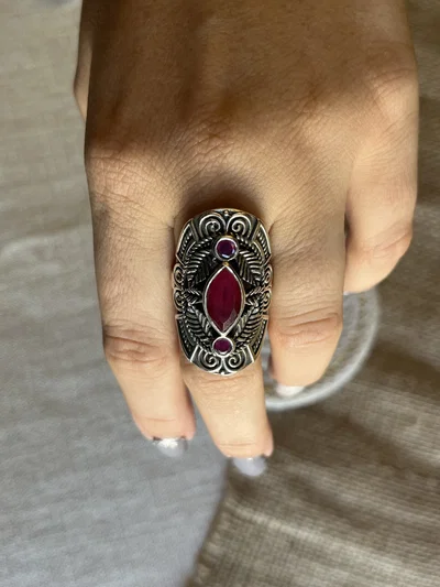 Anillo Importante Rubí