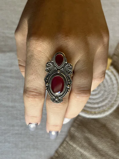 Anillo Importante Rubí
