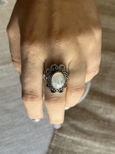 Anillo Importante Piedra de la Luna