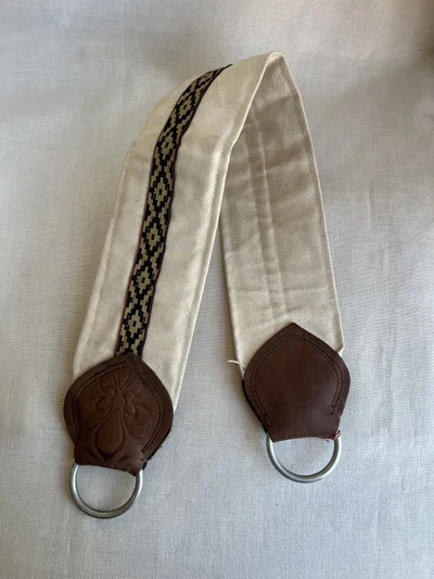 Cincha fija de lona con tapa de suela TG