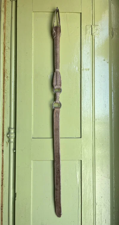 Rebenque corralero de dos argollas 