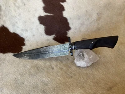 Cuchillo Damasco Bowie Pluma ??
