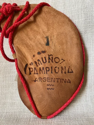 Bota para vino cazadora