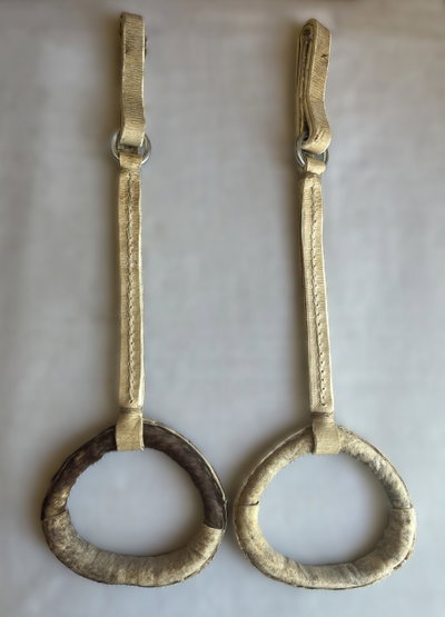 Estribos chaqueño cuero crudo (simple)