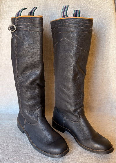 Botas de cuero egrasado