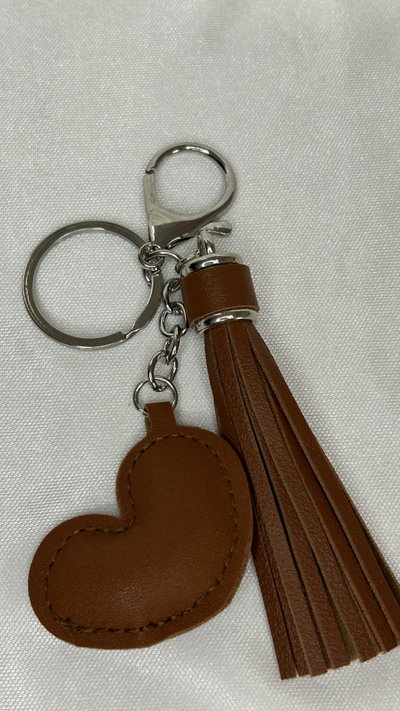 Llavero Corazón Marron