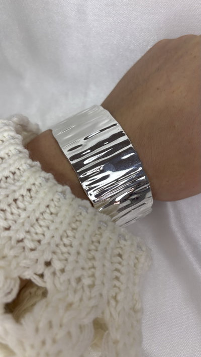 Brazalete Lume (regulable) - Acero Blanco 