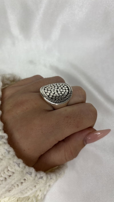 Anillo Oval - Plata 925