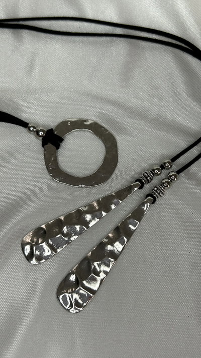 Choker Circulo - Gamuza 