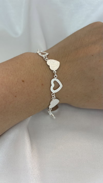 Pulsera White Love - Acero Blanco 