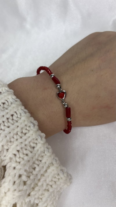 Pulsera Cherry Love - Elástico