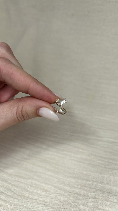 Aro Cuff Lumen - Acero Blanco 