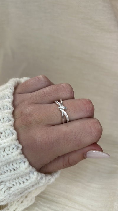 Anillo Knotéa (regulable) - Acero Blanco 