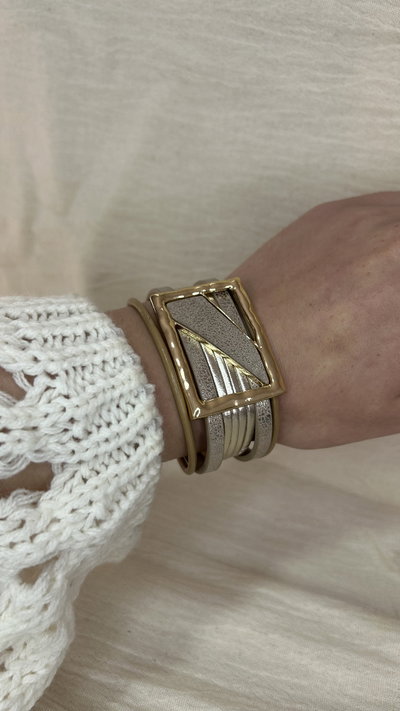 Pulsera Vita Prisma Dorada - Linea Vita 