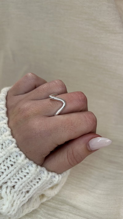 Anillo Deriva (regulable) - Acero Blanco 