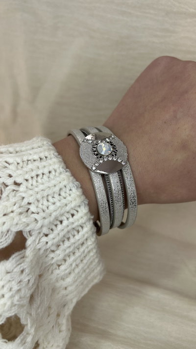Pulsera Vita Halo Plateada - Linea Vita 