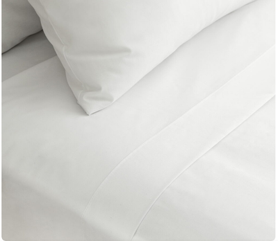 JUEGO DE SÁBANAS BLANCAS – LÍNEA HOTEL – 