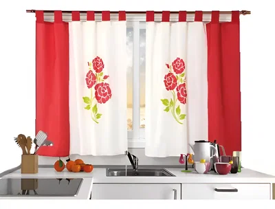 CORTINA COCINA ROSEDAL CON PRESILLA