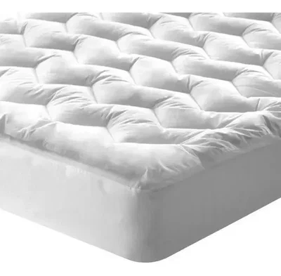 CUBRECOLCHON BED&CO BLANCO IMPERMEABLE TIPO SABANA AJUSTABLE
